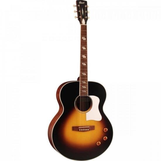Violão Eletroacústico Cort CJ Retro Aço Vintage Sunburst Matte por 2.746,90 à vista no boleto/pix ou parcele em até 12x sem juros. Compre na loja Mundomax!