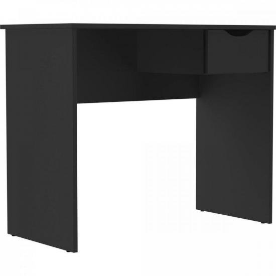 Mesa Multiuso c/ Gaveta COMPACT OFFICE Preta MULTIVISÃO por 207,90 à vista no boleto/pix ou parcele em até 8x sem juros. Compre na loja Mundomax!