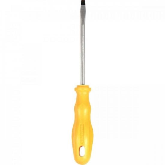 Chave Fenda Magnética 1/4 x 6\" CR-V Brasfort por 11,99 à vista no boleto/pix ou parcele em até 1x sem juros. Compre na loja Mundomax!