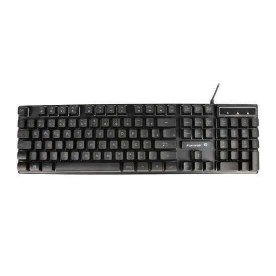 Teclado Gamer Multimidia Fortrek BlackFire New Preto por 69,78 à vista no boleto/pix ou parcele em até 2x sem juros. Compre na loja Fortrek!