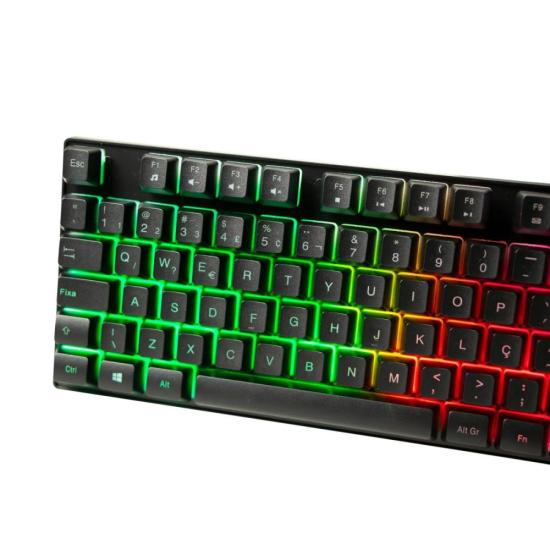 Teclado Gamer Multimidia Fortrek BlackFire New Preto por 69,78 à vista no boleto/pix ou parcele em até 2x sem juros. Compre na loja Fortrek!