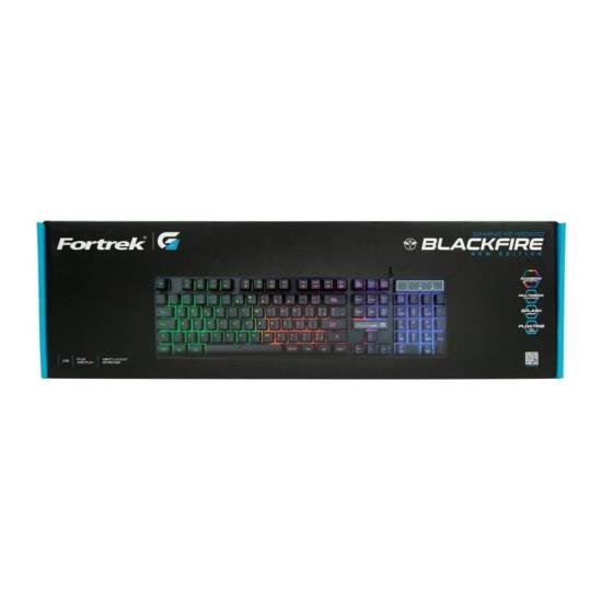 Teclado Gamer Multimidia Fortrek BlackFire New Preto por 69,78 à vista no boleto/pix ou parcele em até 2x sem juros. Compre na loja Fortrek!