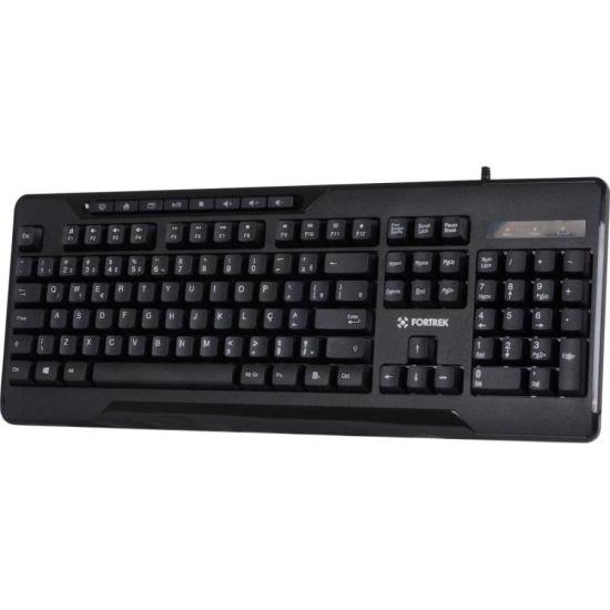 Teclado Multimídia Fortrek OLK101 Preto FK 423K por 56,00 à vista no boleto/pix ou parcele em até 2x sem juros. Compre na loja Mundomax!