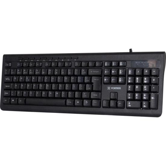 Teclado Multimídia Fortrek MKL-101 Preto FK 424K por 53,66 à vista no boleto/pix ou parcele em até 2x sem juros. Compre na loja Fortrek!