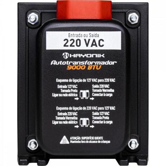Autotrafo para ar condicionado 9000 BTU V2 Universal HAYONIK por 252,00 à vista no boleto/pix ou parcele em até 10x sem juros. Compre na loja Mundomax!