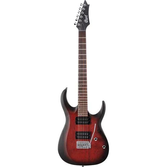Guitarra Cort X100 Open Pore Black Cherry Burst (75981)