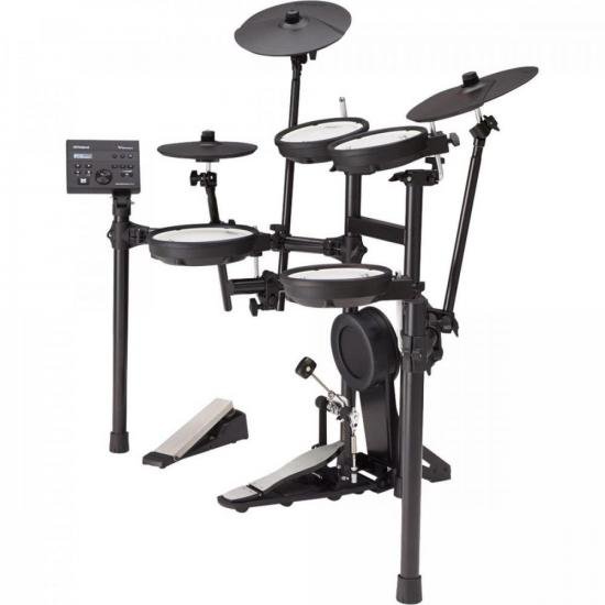 Bateria Eletrônica ROLAND TD07KV Preta por 11.999,00 à vista no boleto/pix ou parcele em até 12x sem juros. Compre na loja Mundomax!