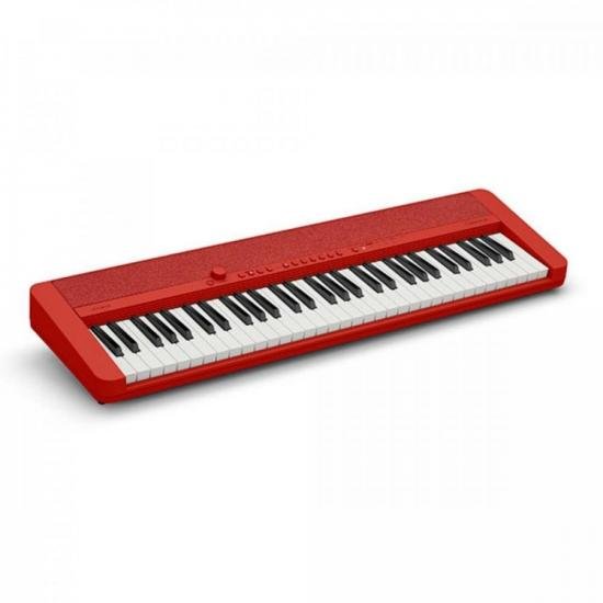 Teclado Digital Casio Casiotone CTS1RD 61 Teclas Vermelho por 2.099,00 à vista no boleto/pix ou parcele em até 12x sem juros. Compre na loja Mundomax!
