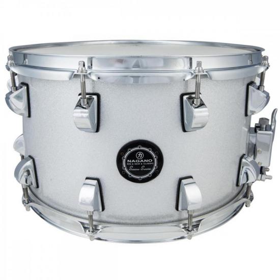 Caixa para Bateria NAGANO Big Beat 14x8 SVS Silver Sparkle (76068)