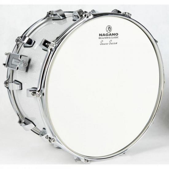 Caixa para Bateria NAGANO Big Beat 14x8 SVS Silver Sparkle por 1.056,99 à vista no boleto/pix ou parcele em até 12x sem juros. Compre na loja Mundomax!