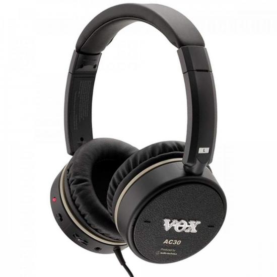 Fone de Ouvido e Amplificador VOX VGH AC30 Preto por 1.491,90 à vista no boleto/pix ou parcele em até 12x sem juros. Compre na loja Mundomax!