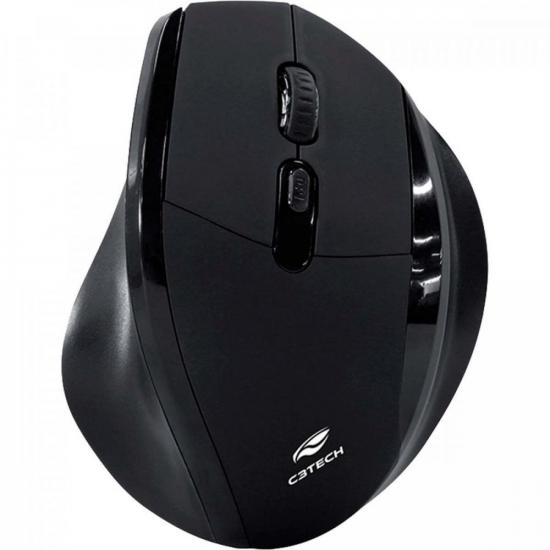 Mouse Sem Fio C3Tech M-W120BK Ergo Preto por 68,99 à vista no boleto/pix ou parcele em até 2x sem juros. Compre na loja Mundomax!