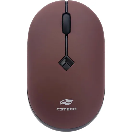 Mouse Sem Fio C3Tech M-W60RD RC Nano 1600DPI Vermelho (76141)