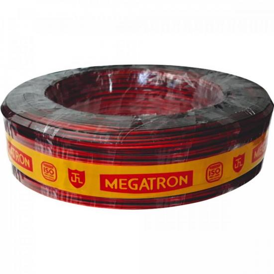 Cabo para Som 2x0,612MM (14) Bicolor MEGATRON (rolo de 100m) (76147)