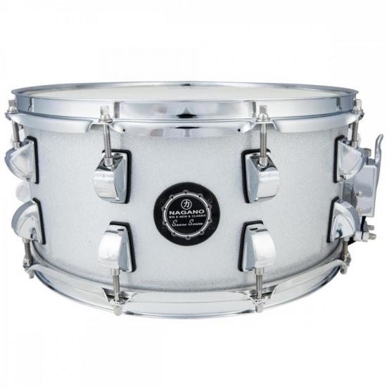 Caixa para Bateria NAGANO 14x6,5 Classic Beat SVS Silver Sparkle por 652,90 à vista no boleto/pix ou parcele em até 10x sem juros. Compre na loja Mundomax!