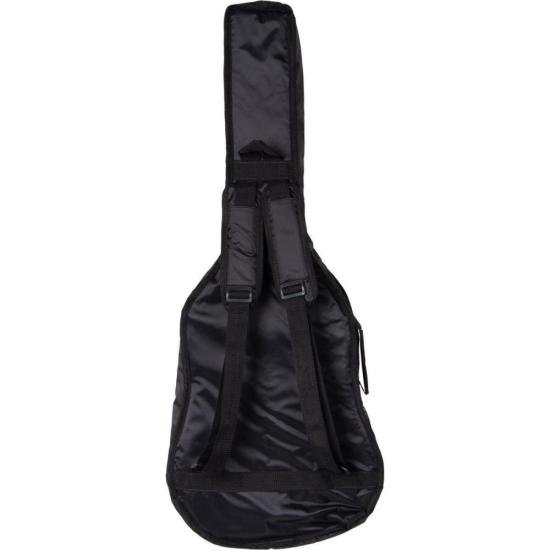Capa para Violão Folk Nylon 70 Acolchoada com Bolsa Cargo Preta MUNDOMAX por 149,99 à vista no boleto/pix ou parcele em até 5x sem juros. Compre na loja Mundomax!