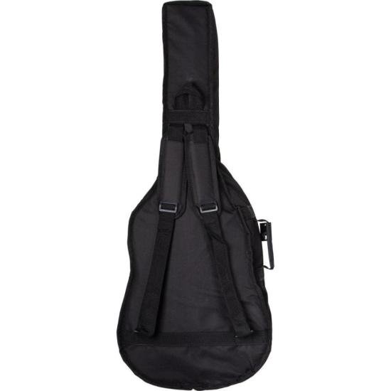 Capa para Violão Folk Acolchoada com Bolsa Cargo Preta MUNDOMAX por 135,99 à vista no boleto/pix ou parcele em até 5x sem juros. Compre na loja Mundomax!