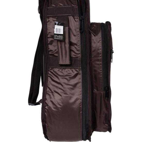 Capa para Violão Folk Nylon 70 Acolchoada com Bolsa Cargo Marrom por 151,99 à vista no boleto/pix ou parcele em até 6x sem juros. Compre na loja Mundomax!