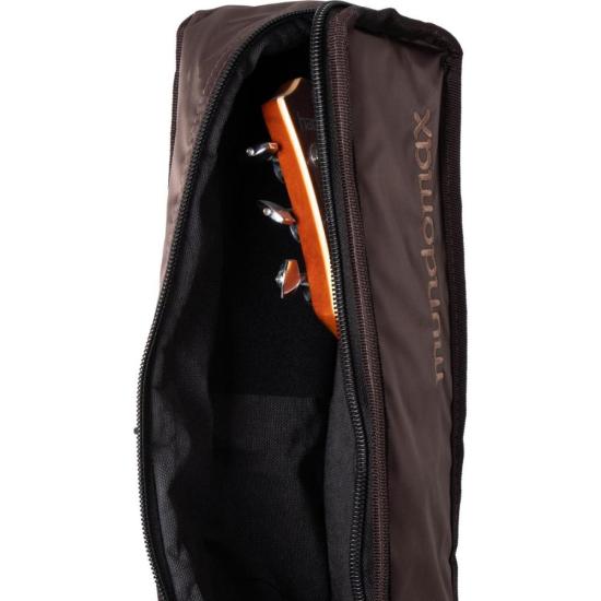 Capa para Violão Folk Nylon 70 Acolchoada com Bolsa Cargo Marrom por 151,99 à vista no boleto/pix ou parcele em até 6x sem juros. Compre na loja Mundomax!