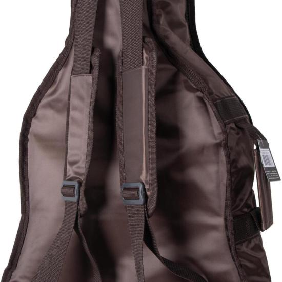 Capa para Violão Folk Nylon 70 Acolchoada com Bolsa Cargo Marrom por 151,99 à vista no boleto/pix ou parcele em até 6x sem juros. Compre na loja Mundomax!