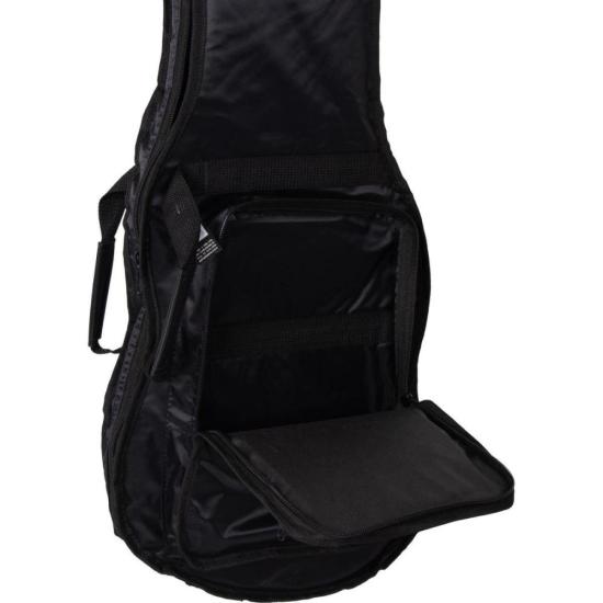 Capa para Contrabaixo Nylon 70 Acolchoada com Bolsa Cargo Preta MUNDOMAX por 154,99 à vista no boleto/pix ou parcele em até 6x sem juros. Compre na loja Mundomax!