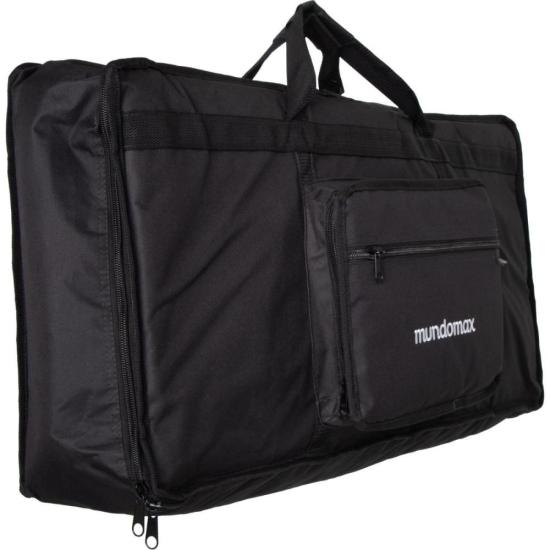 Capa para Teclado 5/8 Acolchoada Preta MUNDOMAX por 145,99 à vista no boleto/pix ou parcele em até 5x sem juros. Compre na loja Mundomax!