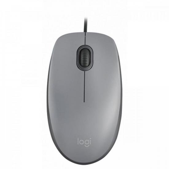 Mouse LOGITECH M110 Silent Cinza por 0,00 à vista no boleto/pix ou parcele em até 1x sem juros. Compre na loja Mundomax!