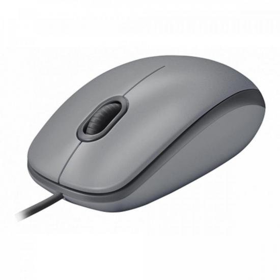 Mouse LOGITECH M110 Silent Cinza por 0,00 à vista no boleto/pix ou parcele em até 1x sem juros. Compre na loja Mundomax!