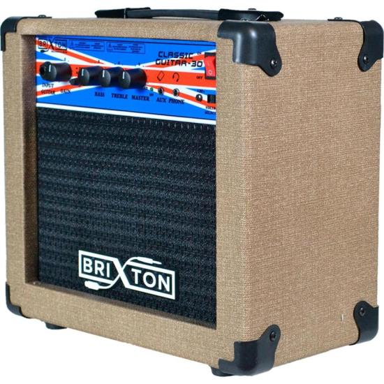 Amplificador para Guitarra BRIXTON Classic Guitar 30 Nude por 689,99 à vista no boleto/pix ou parcele em até 10x sem juros. Compre na loja Mundomax!