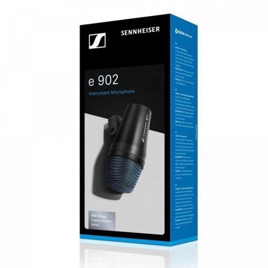 Microfone Sennheiser E902 Dinâmico Cardioide por 1.630,99 à vista no boleto/pix ou parcele em até 12x sem juros. Compre na loja Mundomax!