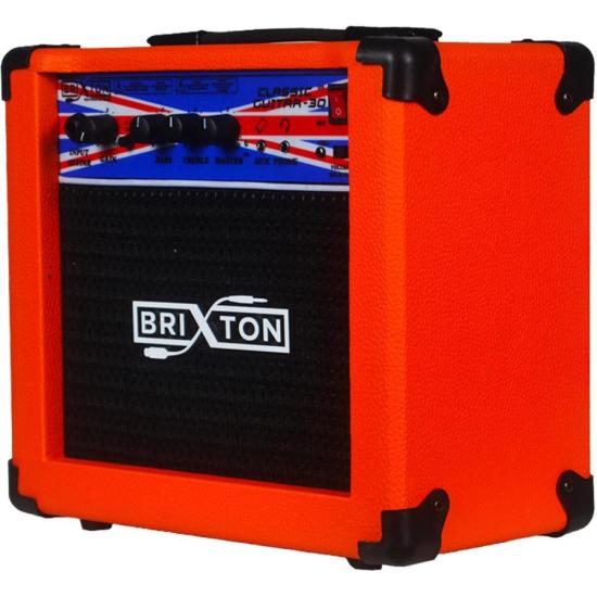 Amplificador para Guitarra BRIXTON Classic Guitar 30 Laranja por 689,99 à vista no boleto/pix ou parcele em até 10x sem juros. Compre na loja Mundomax!