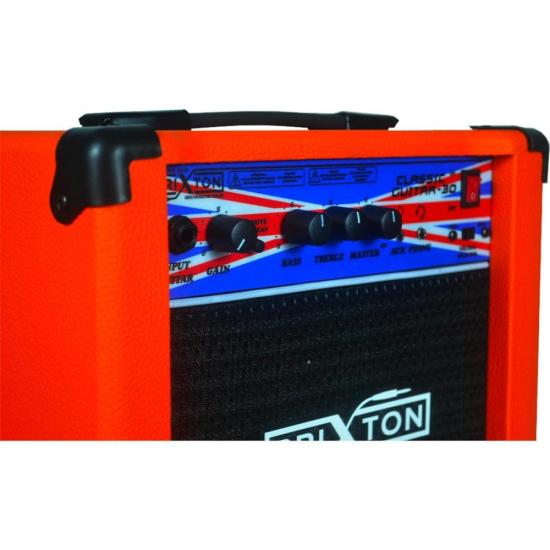 Amplificador para Guitarra BRIXTON Classic Guitar 30 Laranja por 689,99 à vista no boleto/pix ou parcele em até 10x sem juros. Compre na loja Mundomax!
