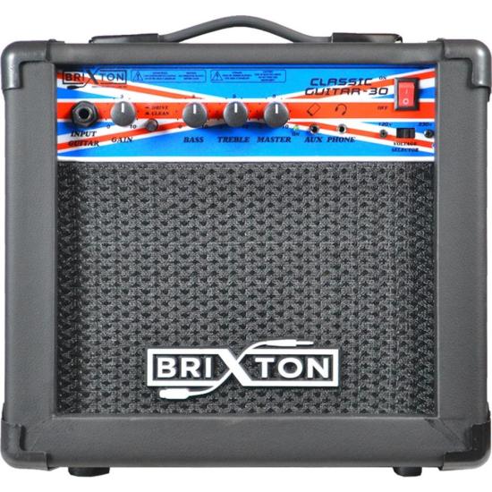 Amplificador para Guitarra BRIXTON Classic Guitar 30 Preto (76318)