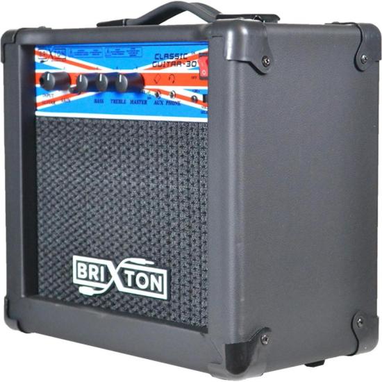 Amplificador para Guitarra BRIXTON Classic Guitar 30 Preto por 689,99 à vista no boleto/pix ou parcele em até 10x sem juros. Compre na loja Mundomax!