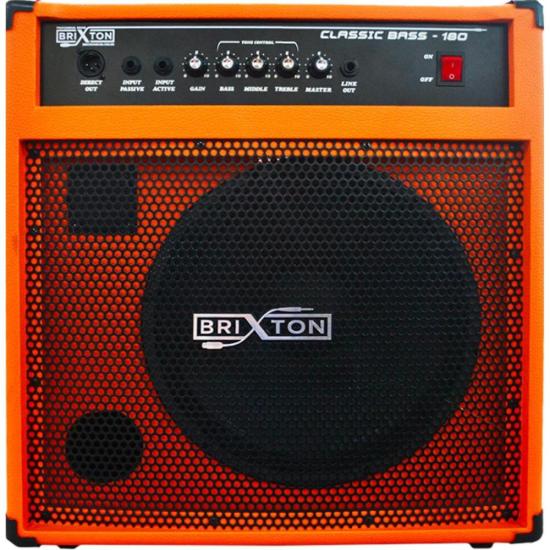 Amplificador para Baixo BRIXTON Classic Bass 180 Laranja (76319)