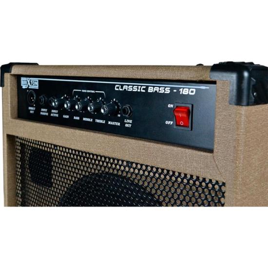 Amplificador para Baixo BRIXTON Classic Bass 180 Nude por 2.699,99 à vista no boleto/pix ou parcele em até 12x sem juros. Compre na loja Mundomax!