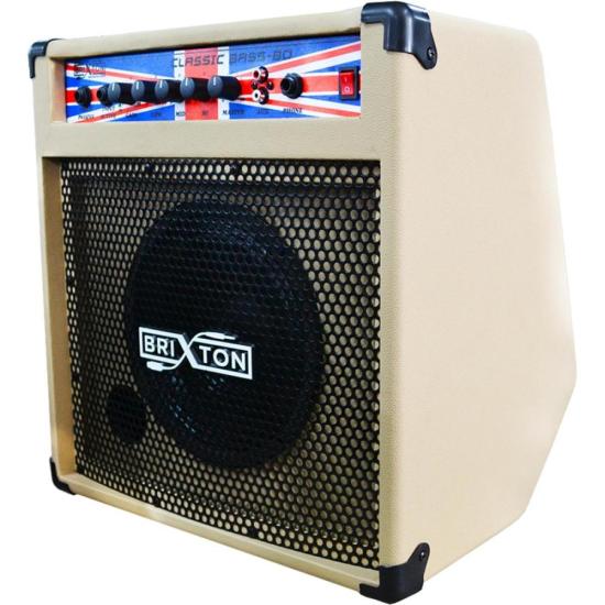 Amplificador Para Baixo Brixton Classic Bass 80 Nude por 989,99 à vista no boleto/pix ou parcele em até 10x sem juros. Compre na loja Mundomax!