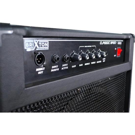 Amplificador para Baixo BRIXTON Classic Bass 220 Preto por 2.749,99 à vista no boleto/pix ou parcele em até 12x sem juros. Compre na loja Mundomax!