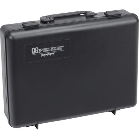 Kit Microfone de Mão SAMSON Q6CL3P Preto por 849,99 à vista no boleto/pix ou parcele em até 10x sem juros. Compre na loja Mundomax!