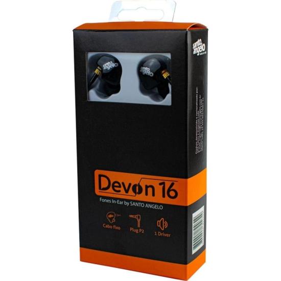 Fone de Ouvido SANTO ANGELO Devon 16 por 199,00 à vista no boleto/pix ou parcele em até 7x sem juros. Compre na loja Mundomax!