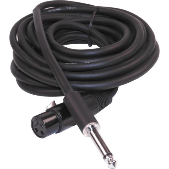 Cabo P10 Mono x XLR 1m Serie Titan Niquel CBMC0010 Storm (76480)