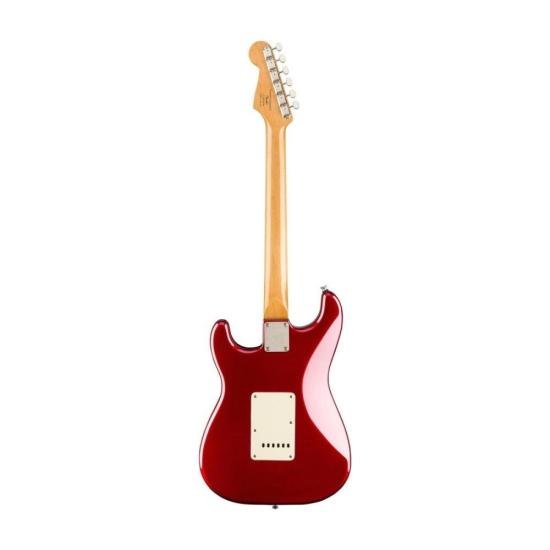 Guitarra Squier Stratocaster Vibe 60’s Candy Apple Red por 4.299,00 à vista no boleto/pix ou parcele em até 12x sem juros. Compre na loja Mundomax!