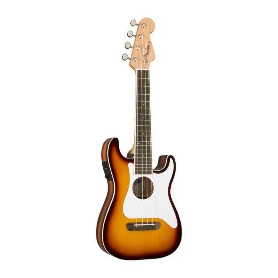 Ukulele FENDER Fullerton Stratocaster Elétrico Sunburst por 1.629,00 à vista no boleto/pix ou parcele em até 12x sem juros. Compre na loja Mundomax!