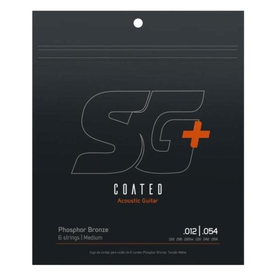 Encordoamento Para Violão Aço SG+ .012 Phosphor Bronze Coated (76617)