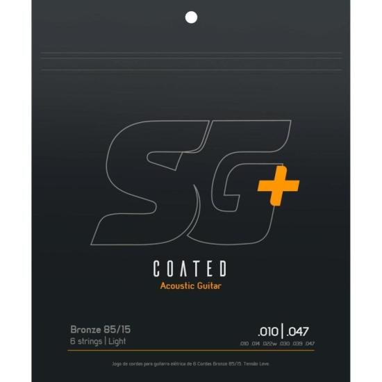 Encordoamento Para Violão Aço SG+ .010 85/15 Bronze Coated por 48,00 à vista no boleto/pix ou parcele em até 1x sem juros. Compre na loja Mundomax!