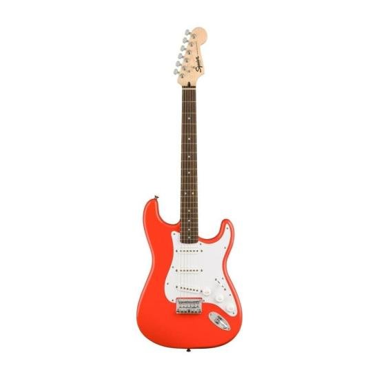【11098】 Squier Stratocaster Red Guitarra Stratocaster Squier Bullet HT Fiesta Red - Mundomax