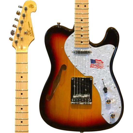 Guitarra Semi Acústica SX STLH 3TS Sunburst por 2.725,90 à vista no boleto/pix ou parcele em até 12x sem juros. Compre na loja Mundomax!