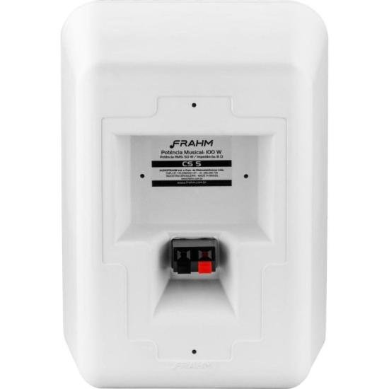 Par de Caixas de Som Ambiente FRAHM Outdoor CS5 80W Branca por 731,00 à vista no boleto/pix ou parcele em até 10x sem juros. Compre na loja Mundomax!