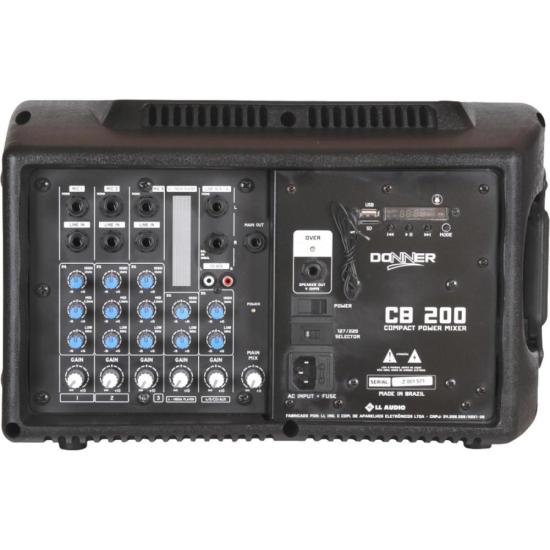 Sistema Amplificado DONNER 200W CB200 por 1.399,00 à vista no boleto/pix ou parcele em até 12x sem juros. Compre na loja Mundomax!