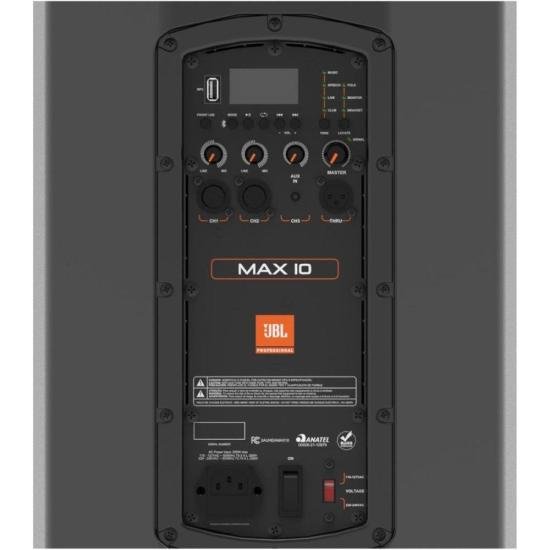 Caixa de Som JBL Max 10 Bluetooth Preto por 2.899,00 à vista no boleto/pix ou parcele em até 12x sem juros. Compre na loja Mundomax!
